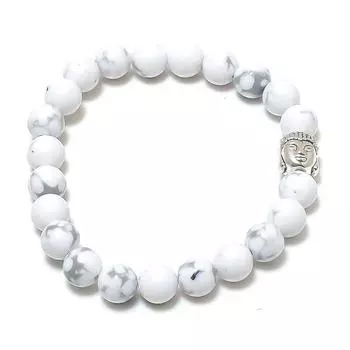 Натуральный драгоценный камень Хаулит Джаспер, манжета ручной работы, регулируемая g5i59