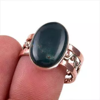 Натуральный драгоценный камень иолит 925 пробы стерлинговое серебро ювелирные изделия двухцветное кольцо S.9 l7V28