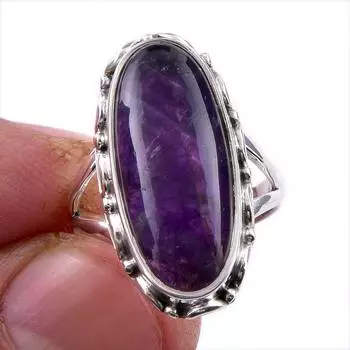 Натуральный драгоценный камень какоксенит 925 пробы, ювелирное кольцо из стерлингового серебра, размер 6 t7z94