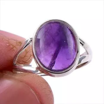 Натуральный драгоценный камень какоксенит 925 пробы, ювелирное кольцо из стерлингового серебра, размер 6 w7p87