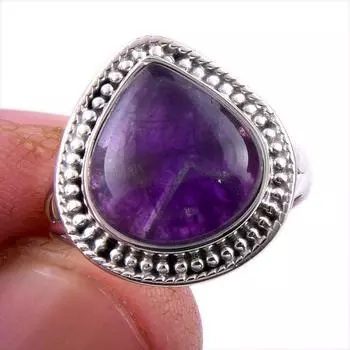 Натуральный драгоценный камень какоксенит 925 пробы, ювелирное кольцо из стерлингового серебра, размер 7 j9J94