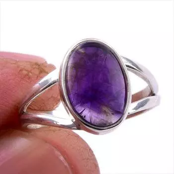 Натуральный драгоценный камень какоксенит из стерлингового серебра 925 пробы, размер ювелирного кольца 6 r8w88