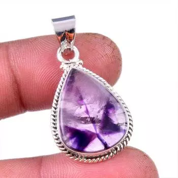 Натуральный драгоценный камень какоксенит, стерлинговое серебро 925 пробы, ювелирный кулон 1,50 дюйма f0q07