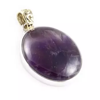 Натуральный драгоценный камень какоксенит, стерлинговое серебро 925 пробы, подарочный двухцветный кулон 1,5 дюйма, N9H62