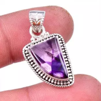 Натуральный драгоценный камень какоксенит, стерлинговое серебро 925 пробы, ювелирный кулон 1,25 дюйма K1j28