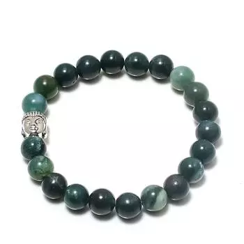 Натуральный драгоценный камень-кровавый камень, регулируемый браслет ручной работы e8N34