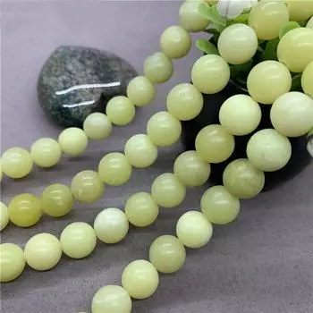 Натуральный драгоценный камень Лимон Топаз Свободные круглые бусины 6/8/10 мм Подходящие бусины для ювелирных изделий 6mm-30pcs