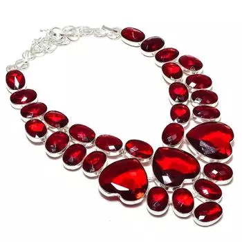 Натуральный драгоценный камень морганит 925 пробы серебряное ювелирное ожерелье 18 дюймов g2M00