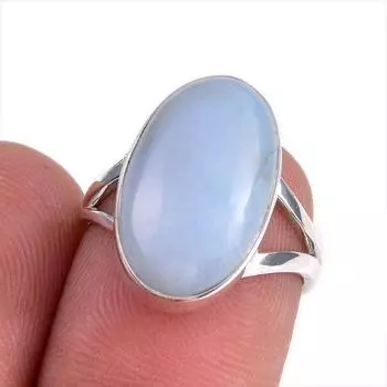 Натуральный драгоценный камень опал Овайхи 925 пробы, ювелирное кольцо из стерлингового серебра, размер 6 K9M64