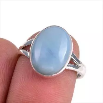 Натуральный драгоценный камень опал Овайхи 925 пробы, ювелирное кольцо из стерлингового серебра, размер 7 k9p73
