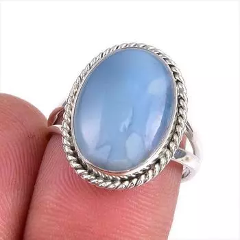 Натуральный драгоценный камень опал Овайхи, ювелирное кольцо из стерлингового серебра 925 пробы, размер 7 a7F05