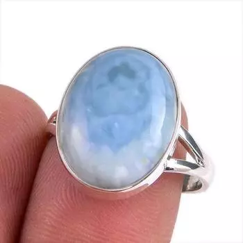 Натуральный драгоценный камень опал Овайхи, ювелирное кольцо из стерлингового серебра 925 пробы, размер 7 j9W98