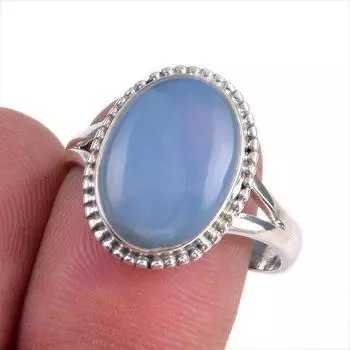 Натуральный драгоценный камень опал Овайхи, ювелирное кольцо из стерлингового серебра 925 пробы, размер 9 f1e73