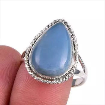 Натуральный драгоценный камень опал Овайхи, ювелирное кольцо из стерлингового серебра 925 пробы, размер 10 A9L96