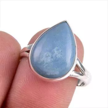 Натуральный драгоценный камень опал Овайхи, ювелирное кольцо из стерлингового серебра 925 пробы, размер 9 o3L90