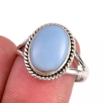 Натуральный драгоценный камень опал Овайхи, ювелирное кольцо из стерлингового серебра 925 пробы, размер 8 E9Y83