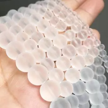 Натуральный драгоценный камень, свободные матовые хрустальные бусины, размер 4, 6, 8, 10 мм, круглые бусины для изготовления ювелирных изделий 4mm-40pcs
