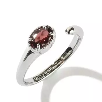 Натуральный гранат бесплатно Январь День рождения натуральный овал совместим с размерами от 7 до 12 [VOTRE COUTURE] Кольцо, размер, камень по дате рождения, подарок, камень, огранка,