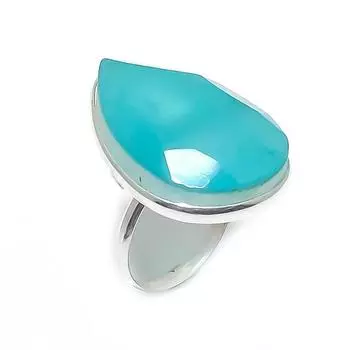 Натуральный изумруд драгоценный камень ювелирное изделие ручной работы из стерлингового серебра 925 пробы размер 7 a0p83