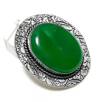 Ювелирная подвеска из натурального серебра 925 пробы с изумрудом 1,89 дюйма O0V36