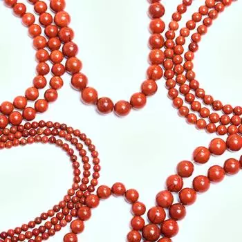 Натуральный камень 4/6/8/10 мм DIY шейное ожерелье круглые аксессуары для изготовления ювелирных изделий подвески браслеты из красного камня 40/30/20/20 шт. свободные бусины 4mm
