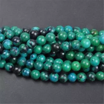 Натуральный камень, драгоценный камень, Феникс, лазурит, бусины 4, 6, 8, 10 мм, круглые бусины-разделители для изготовления ювелирных изделий 4mm-40pcs