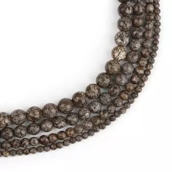 Натуральный камень, кофейные снежинки, яшмы, граненые круглые свободные бусины, прядь 15 дюймов, 4, 6, 8, 10 мм, размер на выбор для изготовления ювелирных изделий 4mm 95pcs