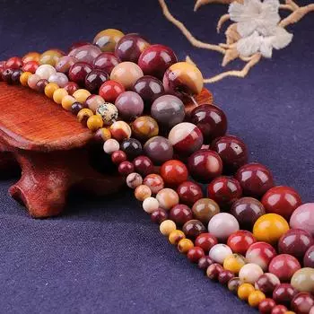 Натуральный камень Мукаит Яшма, круглые свободные бусины, прядь 15 дюймов, 4, 6, 8, 10, 12 мм, размер на выбор для изготовления ювелирных изделий 4mm 89pcs