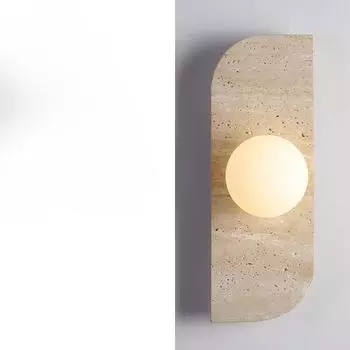 Натуральный камень настенный светильник арт декор бра для фойе столовой спальни лестницы прохода коридора атмосферные светильники