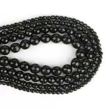 Натуральный камень, темно-зеленый песчаник, граненые круглые свободные бусины, прядь 15 дюймов, 4, 6, 8, 10, 12 мм, размер на выбор для изготовления аксессуаров для ювелирных изделий 4mm 95pcs