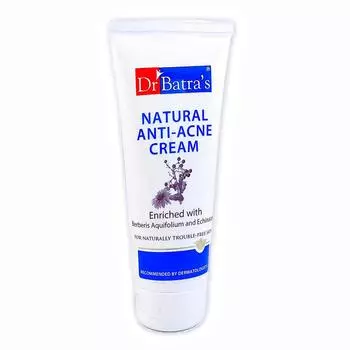 Натуральный крем для проблемной кожи (100 г), Natural Anti Acne Cream, Dr Batra s 15.25
