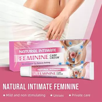Натуральный крем для женского ухода, зудящая кожа, зудящая кожа, освежение кожи, зудящие волдыри, подсушивание. Натуральный травяной, унисекс розовый