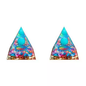 Натуральный кристалл Пирамида Перидот Целебный камень Чакра Рейки Домашний декор QDE