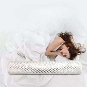 Натуральный латекс большая цилиндрическая кровать длинная большая подушка для сна девочек подушка для ног мальчиков студенческая подушка ядро 100*20