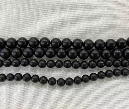 Натуральный матовый черный агат 4 мм -12 мм круглый сорт А подлинные россыпные бусины 15 дюймов ювелирные изделия поставка браслет ожерелье материал поддержка оптовая продажа 4mm чёрный
