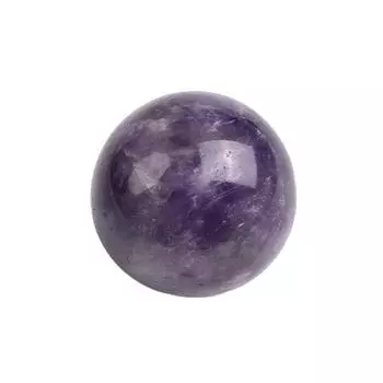 Натуральный мечтательный аметистовый шар Аметистовый камень Полированный Домашнее украшение One Size