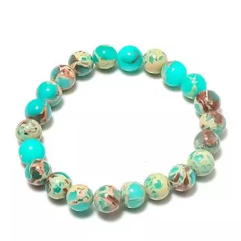 Натуральный медный зеленый бирюзовый драгоценный камень манжета ручной работы регулируемый z8l96