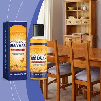 Натуральный микромолекулярный пчелиный воск, уход за деревянной мебелью, спрей с пчелиным воском, спрей для ухода за деревянными изделиями против трещин и улучшения блеска, 120 мл белый