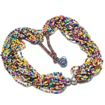 Натуральный многоцветный драгоценный камень, агат драгоценный камень ручная работа подарочное ювелирное ожерелье 18 I7Q87