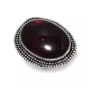 Натуральный мозамбикский гранат, кольцо из стерлингового серебра 925 пробы ручной работы, размер 9 C9g87