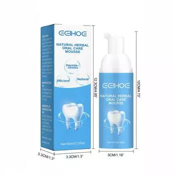 Натуральный мусс для полости рта — улучшенная чистка зубов, освежает дыхание