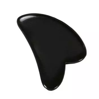 Натуральный нефритовый массажер для скрабирования гуаша, пластина для меридианов лица, инструменты