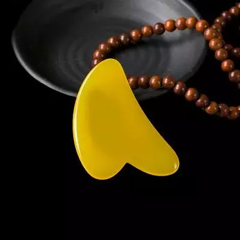 Натуральный нефритовый массажер для скрабирования гуаша, пластина для меридианов лица, инструменты