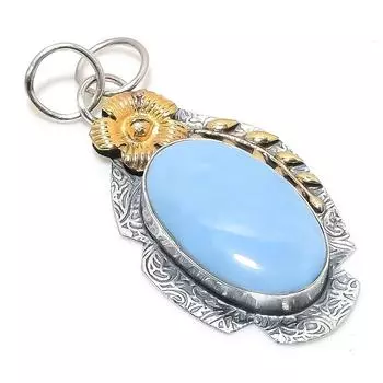 Натуральный опал Owhyee, двухцветный кулон из стерлингового серебра 925 пробы, 2,40 дюйма u9U98