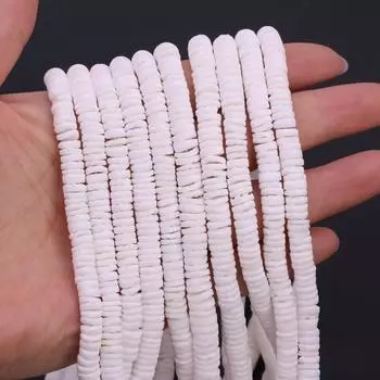 Натуральный перламутровый ракушечный изоляционный бисер для изготовления ювелирных изделий своими руками ожерелье браслет серьги ручная работа швейное ремесло аксессуар 6mm