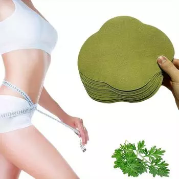 Натуральный пластырь для живота с полынью, 72 шт. - Премиум-наклейка с эссенцией полыни для прижигания и ухода за пупком - Идеально подходит для согревающей абдоминальной терапии 72 Tablets