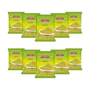 Натуральный порошок кориандра Pushp Brand в мешочке (Упаковка 1 шт., 200 г.) (Пакет из 10)