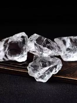 Натуральный прозрачный кристаллический грубый камень AAA +, лечебный кристалл, резьба, фонтанный камень, украшение, полировка, упаковка, рейки и колдовство 2-3cm прозрачный