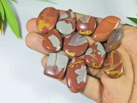 Натуральный яшма Норина необычной формы 19-31 мм кабошон россыпью драгоценный камень 11 шт лот RQ-2942