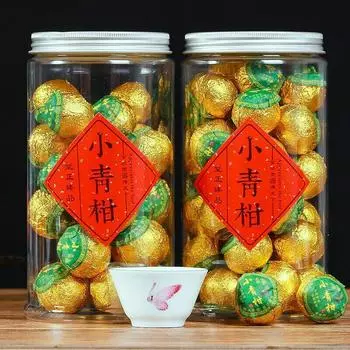 Натуральный растительный чайный пакетик с кожурой мандарина, чайный пакетик Пуэр, чай Цингань Пуэр, около 250 г